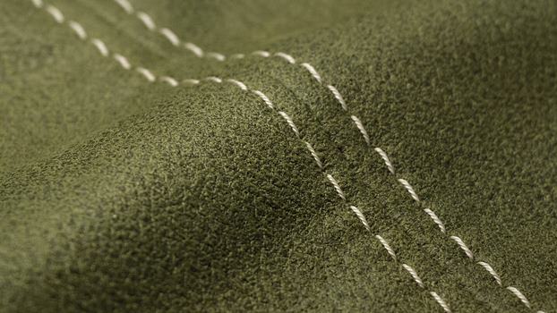 35 - khaki kontrastné šitie 35 - khaki kontrastné šitie