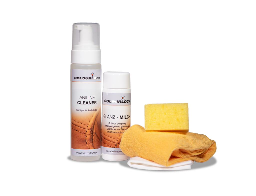 Sada na ošetrovanie anilínovej kože